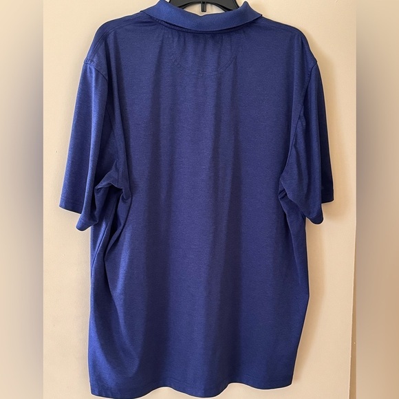 GREG NORMAN ML75 Play Dry Men’s Blue Button Down Polo shirt. Size XL - Picture 2 of 8